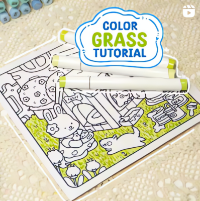 How to color - Grass
