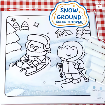 How to color - Snow Ground