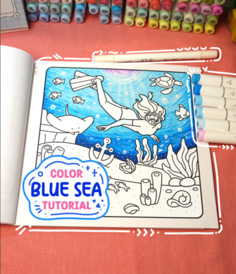 How to color - Sea