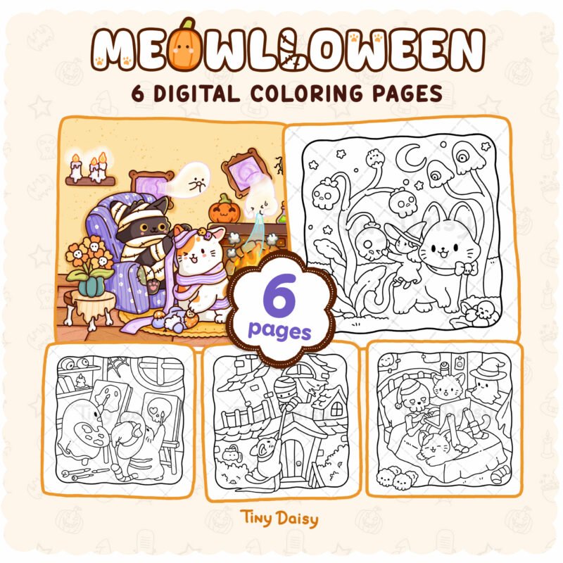 meowlloween mini bundle cover