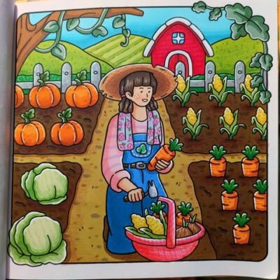 Cricket Cozy Colouring