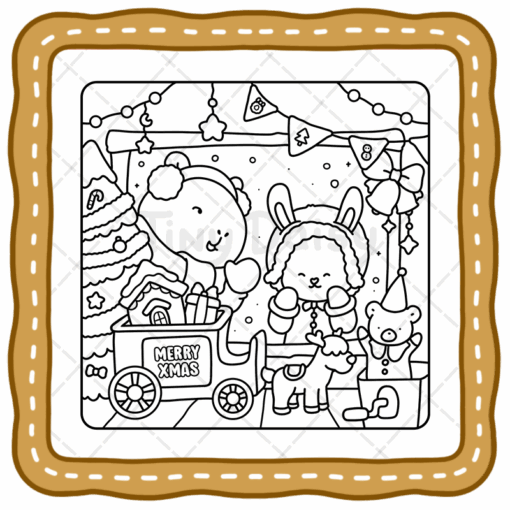 Jumbo Fuzzy Buddies Coloring Book - Tiny Daisy Fuzzy Buddies World Book for All Ages