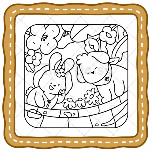 Jumbo Fuzzy Buddies Coloring Book - Tiny Daisy Fuzzy Buddies World Book for All Ages