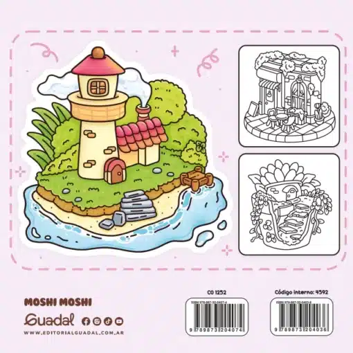 Little Places Coloring Book – Magical Comfy & Cute Scenes for Relaxation